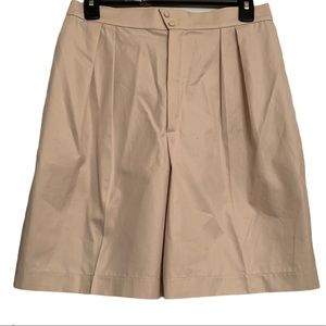 Thierry Mugler Vintage Cotton Pleated Shorts